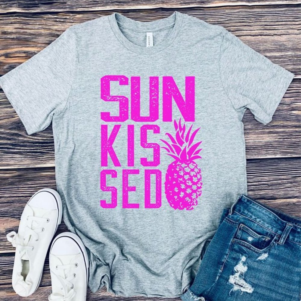 Sunkissed Hot Pink Pineapple Tee